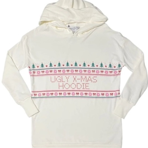 Wildfox Ugly Christmas Hoodie - EUC - Picture 4 of 9
